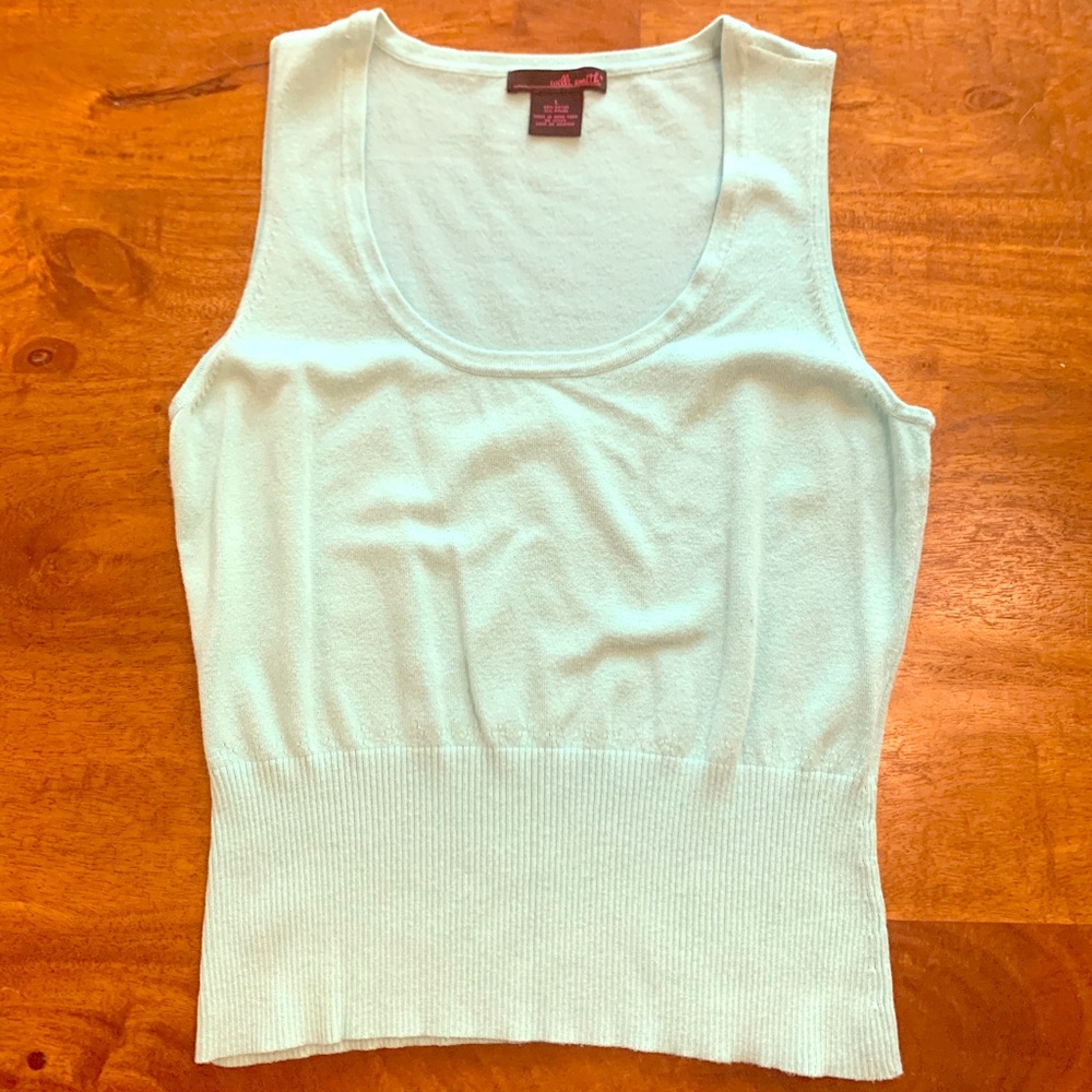 Seafoam green sweater shell